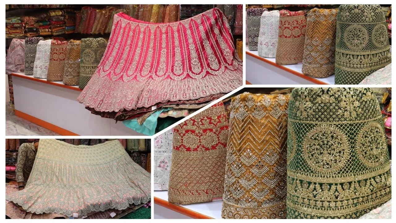 Surat Lehenga Market| Designer Lehenga In Affordable Prices | Bridal & Non  Bridal Lehenga With Price - YouTube