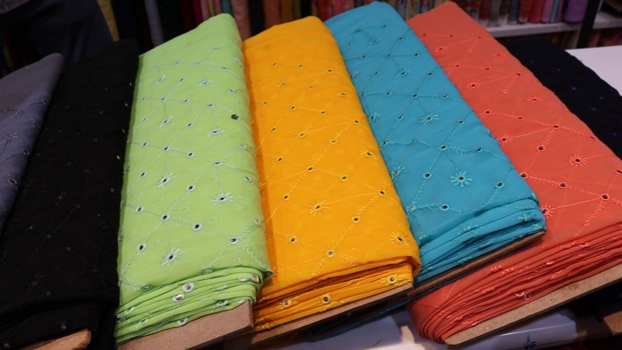 Running Materials Cotton Rayyan Running Fabrics Lakshyaillam