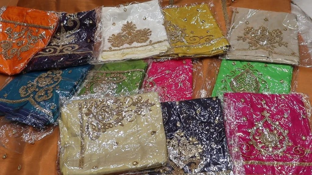 Aari Work Ready made Saree Blouse (40-44) main image 1