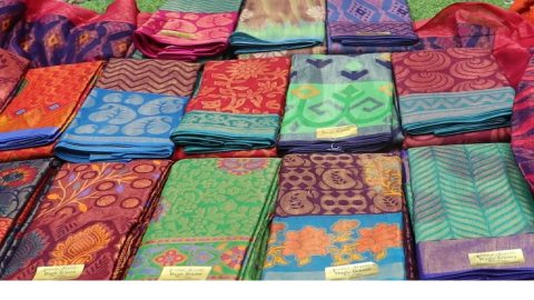 Buy Rightshape Floral Print Mysore Art Silk Multicolor Sarees Online @ Best  Price In India | Flipkart.com