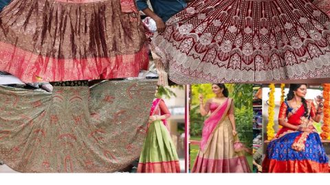 zari banarasi lehenga