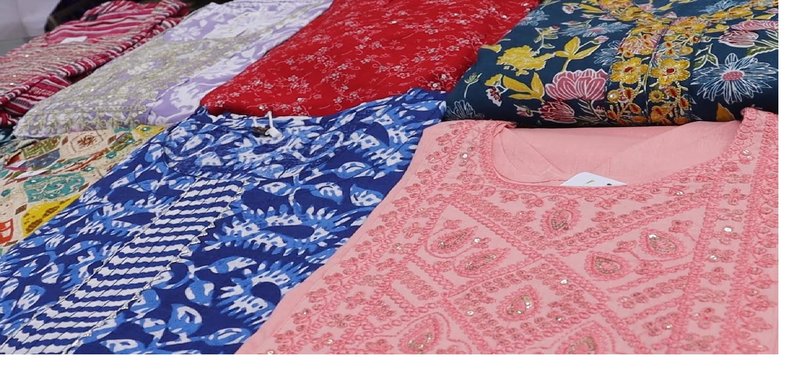 Floral Cotton Aline Kurti