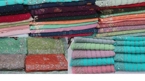 handwork saree