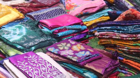 satin silk sarees