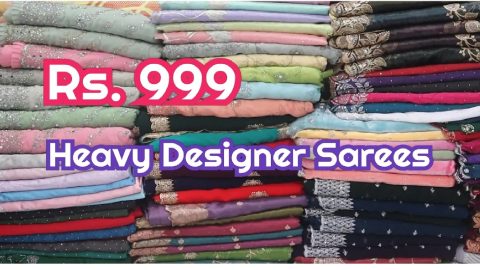 net saree party wear