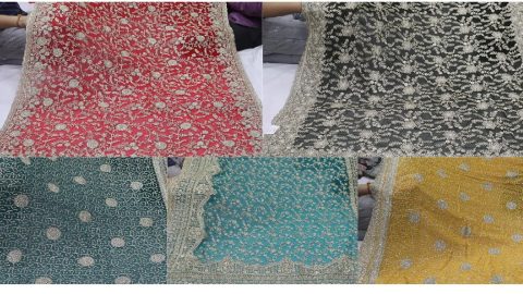designer fabric saree