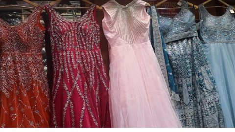anarkali gown model