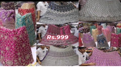 heavy lehenga for party