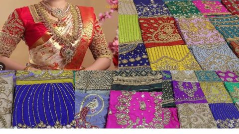 blouse aari work designs