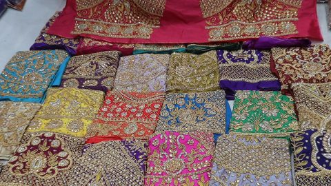 aari work blouse materials