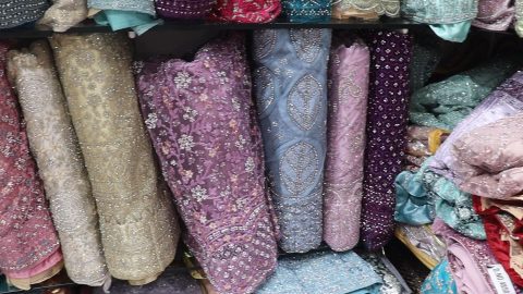 lehenga fabric material