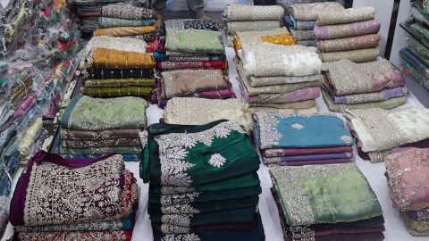 Sowcarpet saree shop