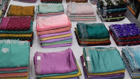 Designer Work sarees