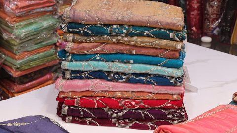 chikankari designer sarees