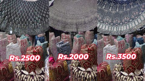 lehenga aari work design