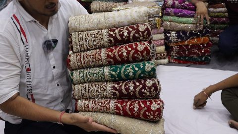 Zari work designer sarees