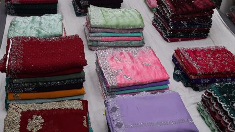 Georgette heavy designer sarees