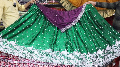 trending silk lehenga