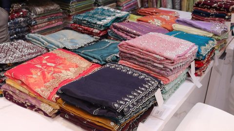 bridal party wear sarees