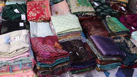 small stone work sarees